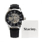 Staciny Men's Openwork Watch
