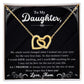Daughter - Forever Interlocking Heart Necklace