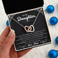 Daughter - Forever Interlocking Heart Necklace