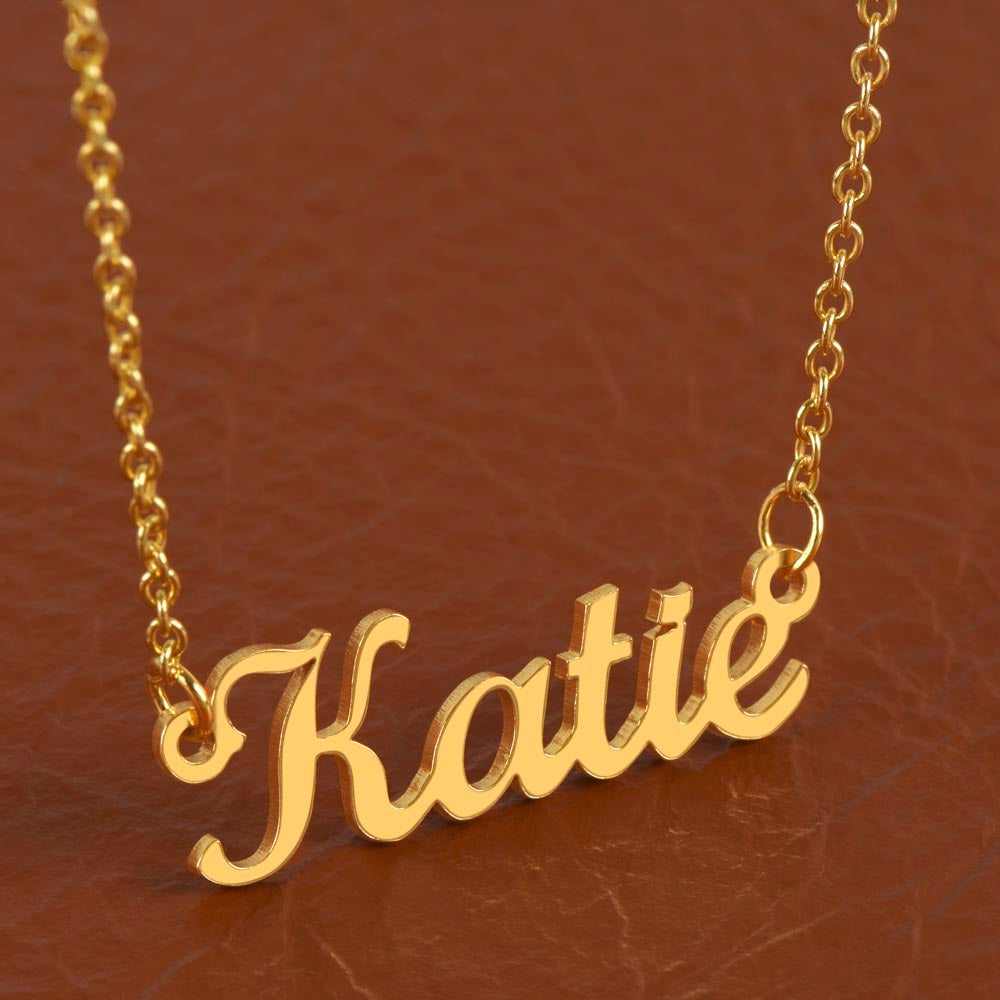 My Heart - Personalized Name Necklace For Precious Wife