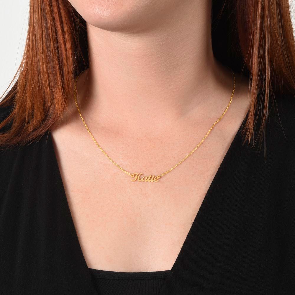 My Heart - Personalized Name Necklace For Precious Wife